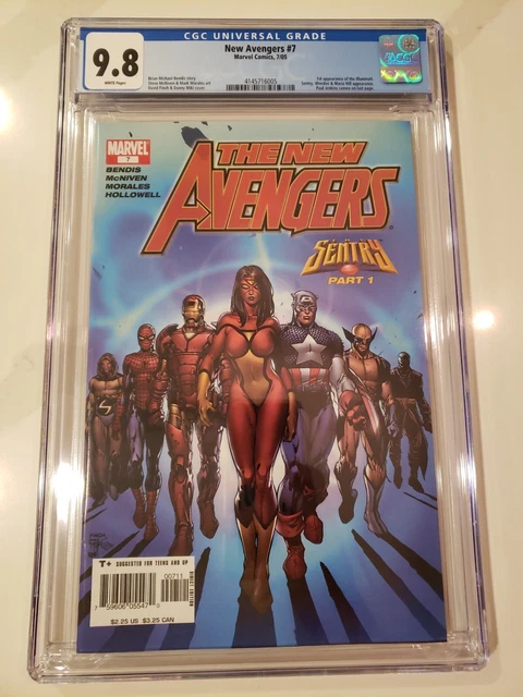 New Avengers 7 CGC 9.8 Marvel Comics 2005 1st Illuminati