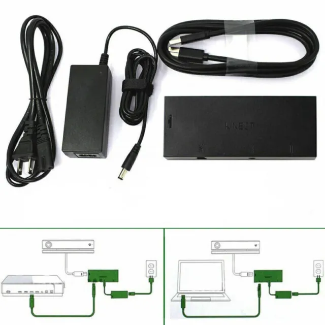 Kinect Sensor Adapter USB 3.0 V2 Sensorleiste Bar für Xbox One S, Xbox One X B