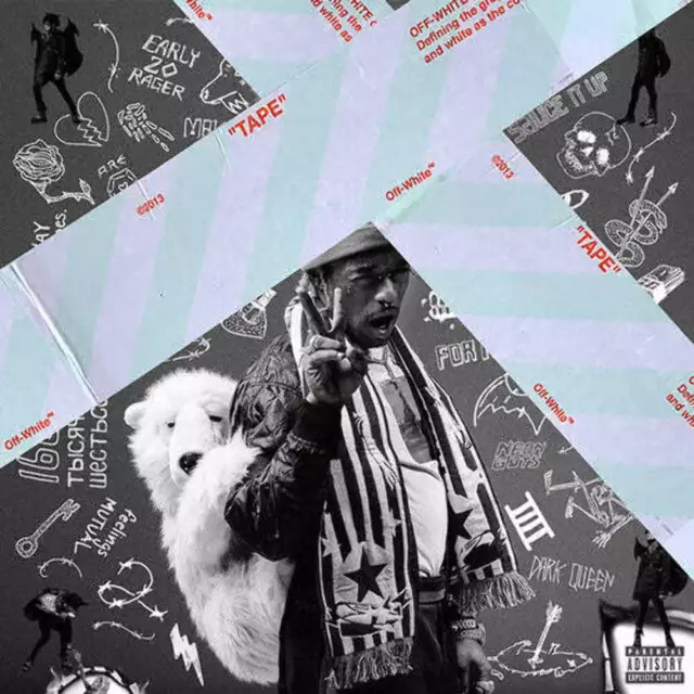 Lil Uzi Vert Pink Tape Art Music Album Tapestry Flag 3FT/ 4FT