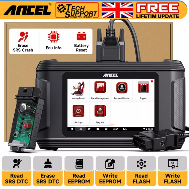 ANCEL AR500 OBD2 Scanner Car Airbag Fault Diagnostic Tool Airbag Computer Repair