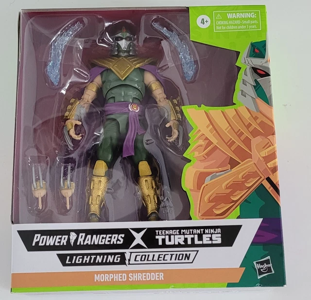 NEW Power Rangers X TMNT Lightning Collection Morphed Shredder Green Ranger