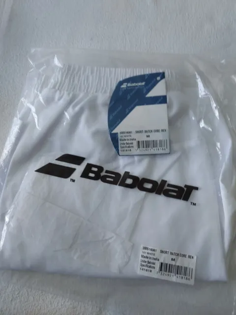 Babolat SHORT MATCH CORE Men, Gr. M, WHITE