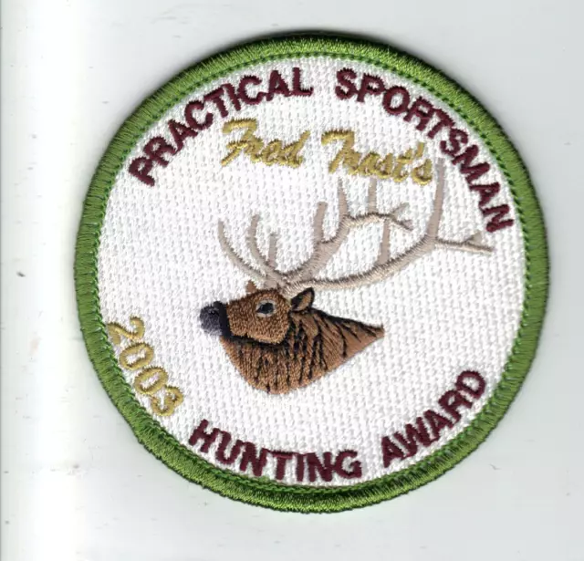 2003 FRED TROST Bear Hunting PatchMichigan DnrDeerBearTurkeyElk