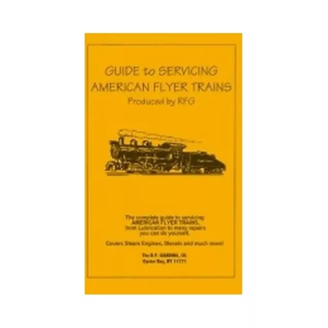 AMERICAN FLYER TRAINS GUIDE to SERVICING Booklet S Gauge Parts