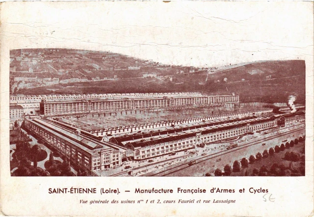 ANCIENNE CPA manufacture française d'armes et cycles de Saint-Etienne
