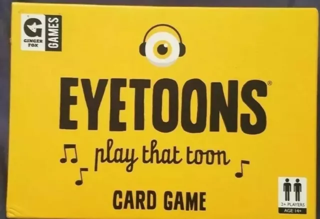 NEW Eyetoons Card Game Night Music Artist Song Guess Family Friends Christmas