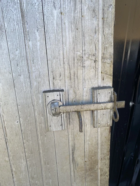 Vintage barn door, Rustic And Beautiful. With Latch assembly￼.36” X 78” 2