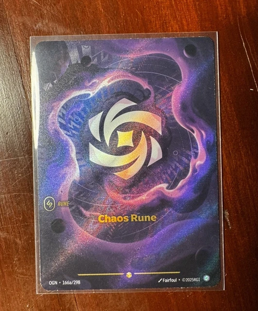 RIFTBOUND TCG - Origins - Chaos Rune (Alternate Art) #166a Foil $40.44 ...
