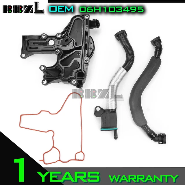 UPGRADED OEM PCV Valve Oil Separator For Audi A4 A5 Q5 VW Jetta GTI