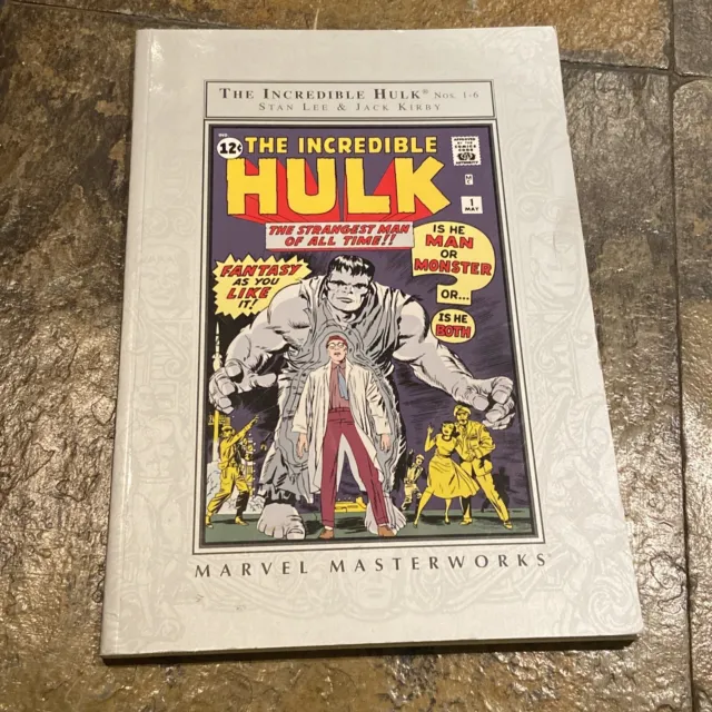 THE INCREDIBLE HULK, VOLUME 1 MARVEL MASTERWORKS, By Stan Lee-Jack Kirby