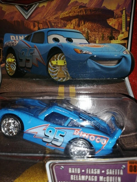 1  voiture cars disney pixar metal mattel 1/55 Bling Bling McQueen 3