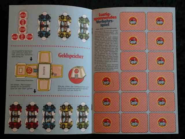 Micky Maus 1977 Heft 11 mit Beilage und Schnipp (Ehapa) TOP Zustand Z0-1 3