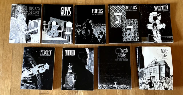 CEREBUS  Lot of 9 TPB  #3, 4, 6, 7, 8, 9, 10, 11, 12 LOOK!