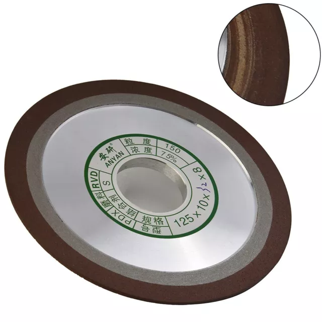 Ready to Use Tapered Diamond Grinding Wheel for Alloy Saw Discs 125mm Grit 180