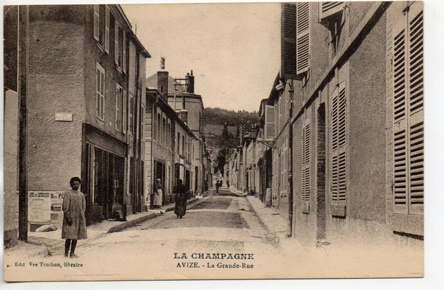 AVIZE - Marne - CPA 51 - la grande rue -