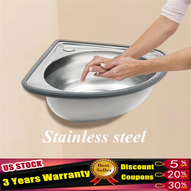 Bassine à Vaisselle En Acier Inoxydable Multifonction Pour évier De Cuisine - Grand Bac Rectangulaire De Grande Capacité Avec Bord Roulé Brossé Pour