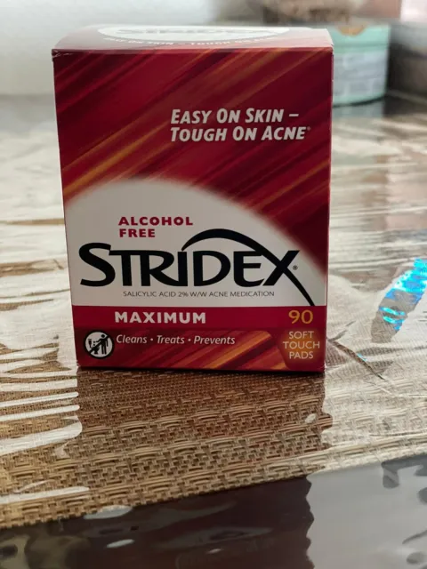 Stridex, Single-Step Acne Control, Maximum, Alcohol Free, 55 Soft Touch Pads NEU