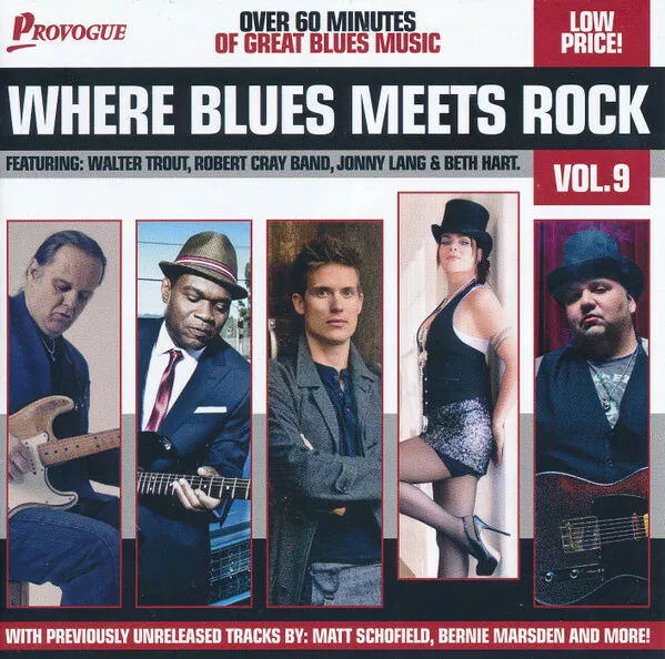 Various Artists - Where Blues Meets Rock Vol.9 (Cd 2014 Europe Provogue)