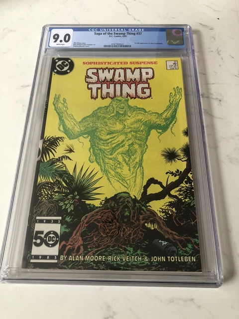 Saga of the Swamp Thing #37 (1985) 1st Appearance John Constantine CGC 9.0 VF/NM