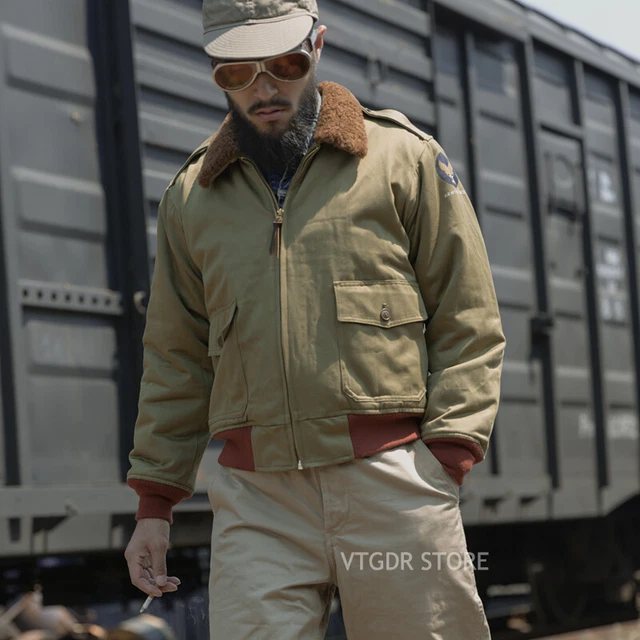 BRONSON USAAF FLYING Type B-10 Bomber Jacket WW2 Vintage Flight ...