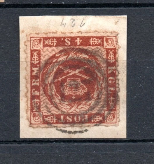 Danemark 1863 Freimarke 9 luxus gebraucht Nr.Stempel 127 (Oldenburg)