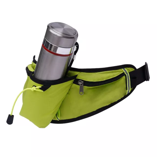 Sports Hydration Belt Bag Running Belt Waist Pack Bum Bag & Water Bottle Adjust 2
