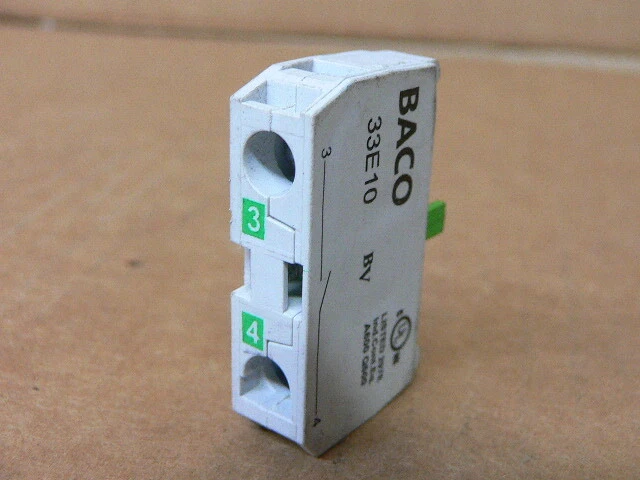 BACO 33E10 Contact Block Normally Open