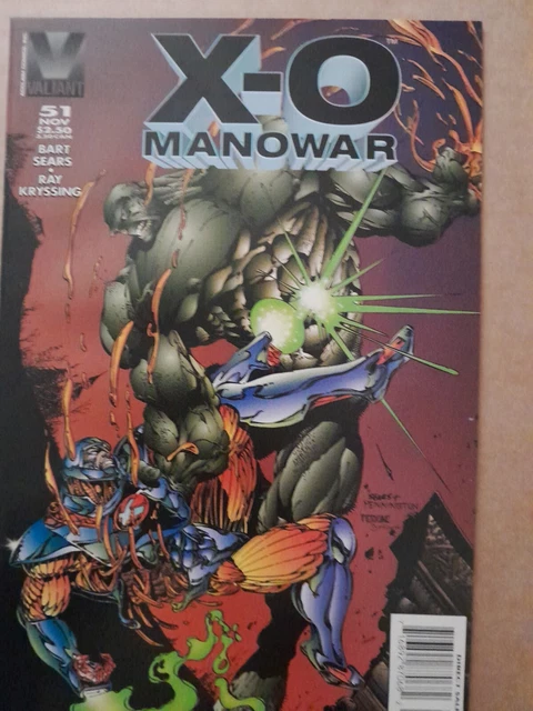 X-O Manowar 51 Valiant Bart Sears nm 1996