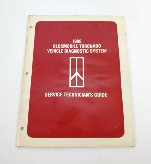 1986 Oldsmobile Toronado Vehicle Diagnostic System Service Technicians Guide