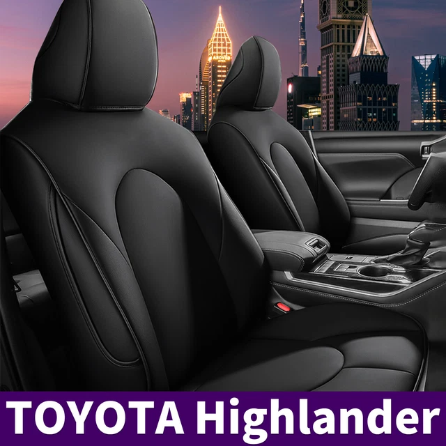 For 2020-2023 Toyota Highlander 3 Rows 7 Seat Covers Second Row Captain Chair