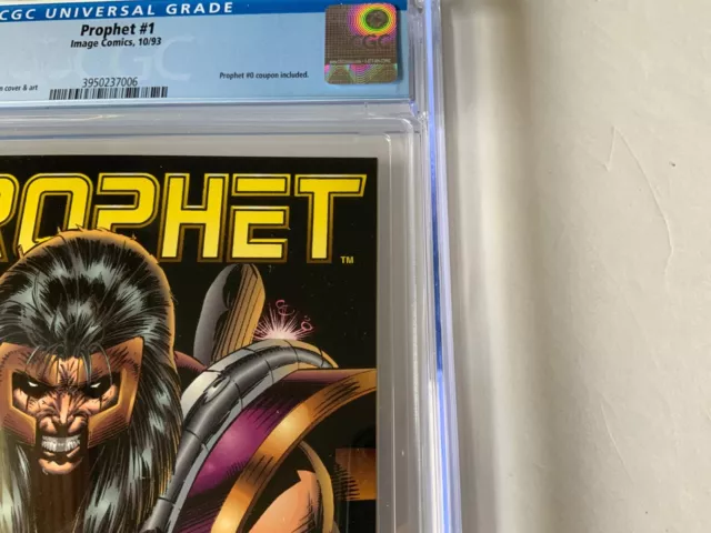 Prophet 1 Cgc 9.2 White Pages Coupon Included Rob Liefeld Image Comics 1993 Aa 4