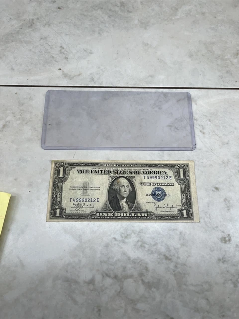 Series 1935 C One Dollar Bill Silver Certificate Blue Seal