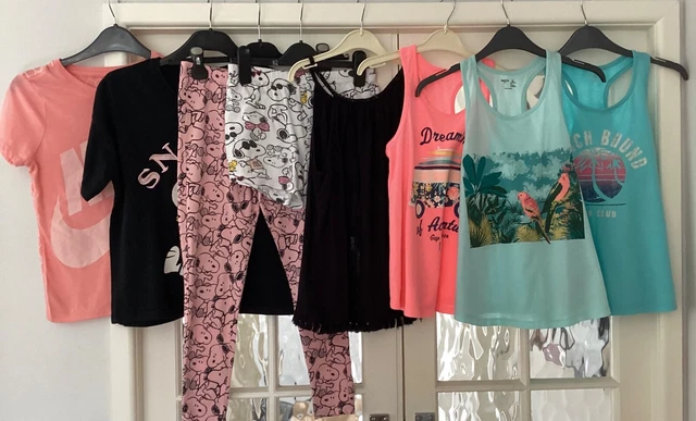 Girls Clothes Summer Bundle M&S, Peanuts Gapkids, Nike. Age 10/11 10/12