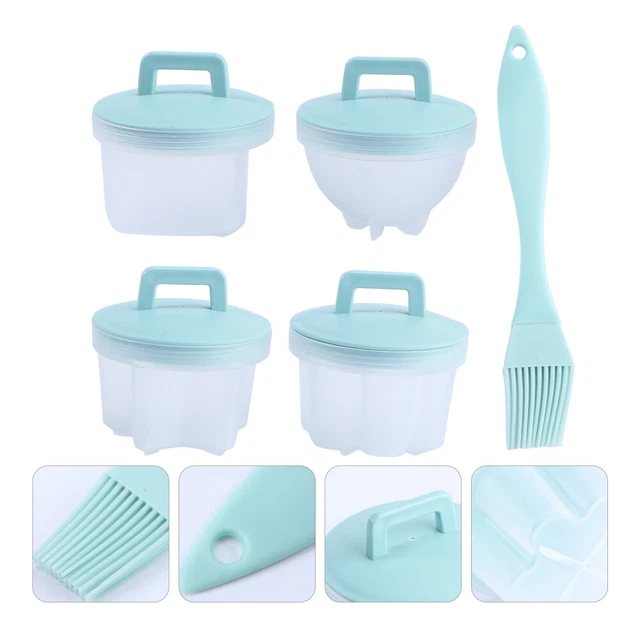 4 pz bracconieri singoli utensili da cucina cotti bollitore per uova