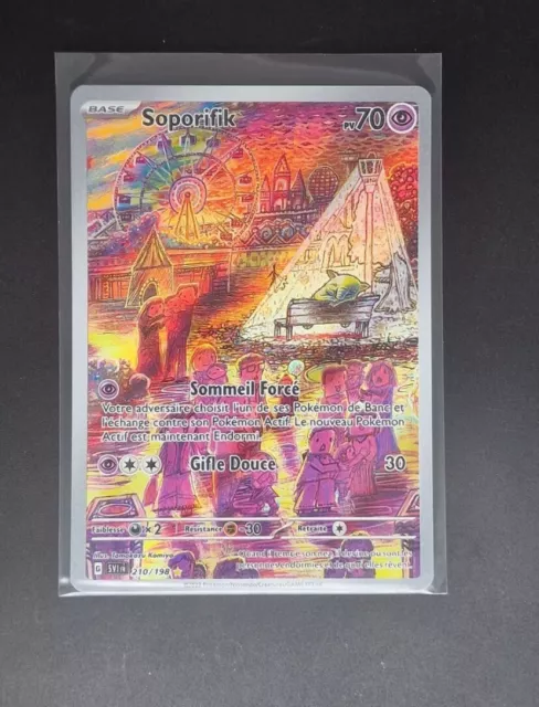 Carte Pokémon Soporifik Secrète 210/198 - Ecarlate et Violet - FR - Neuf