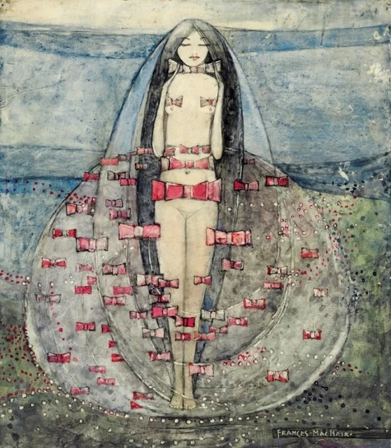 Bows  : Frances MacDonald MacNair : Art Nouveau Print for Framing