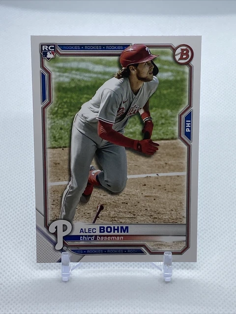 CARTE ALEC BOHM ROOKIE RC 2021 Bowman #2 - Philadelphia Phillies EUR 1,10 - PicClick FR