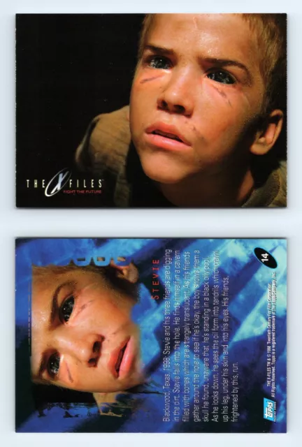 Stevie #14 The X-Files Fight The Future 1998 Topps Trading Card