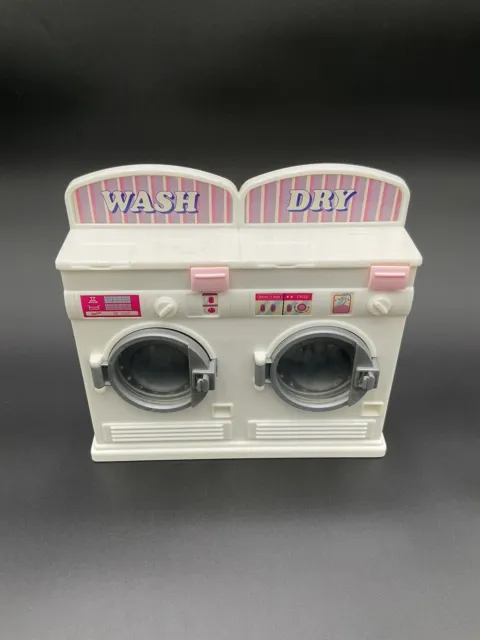 VINTAGE 1995 MATTEL Barbie So Much To Do Laundry Washer And Dryer  Laundromat $14.99 - PicClick
