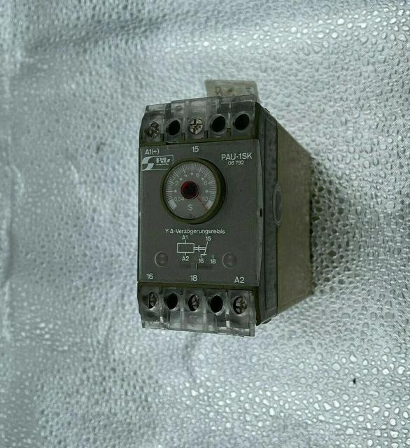 Pilz Time Relay Type: PAU-1SK/ 10/220V/ Very Good Condition