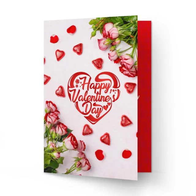 Happy Valentin Tag Schöne Grußkarten Multicolor für Liebespaar