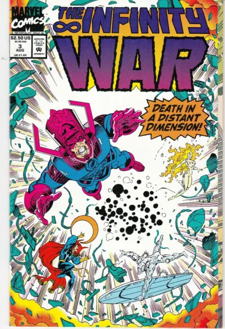 Infinity War #3 1992 Marvel -Wrap-Around Gated Cover Jim Starlin Thanos..nm-