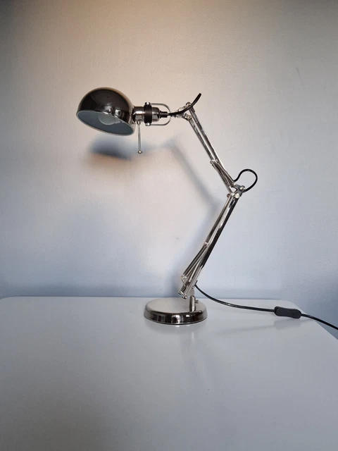 IKEA Forsa Anglepoise Schreibtischlampe Chrom