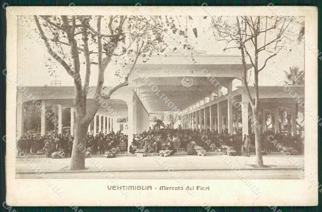 Imperia Ventimiglia Mercato dei Fiori cartolina KV5609