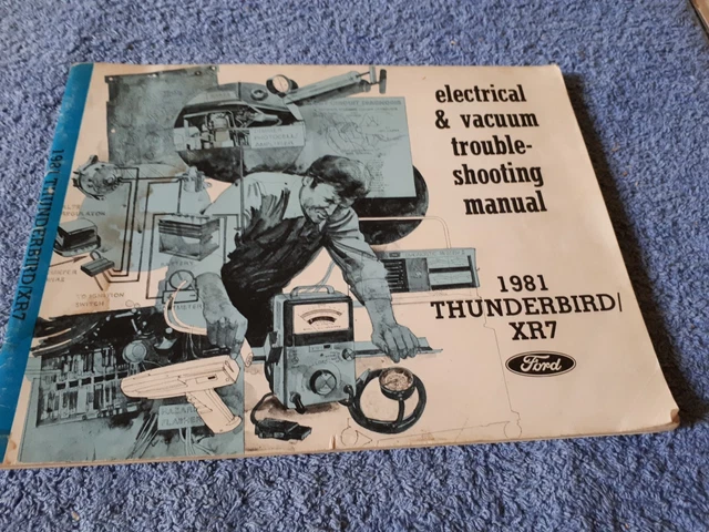 ELECTRICAL VACUUM Trouble shooting Manual 1981 Thunderbird XR7 18 49 
