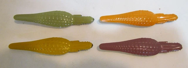 Jouet En Tôle Crocodile – Tin Toy Mécanique, Vintage, Gris