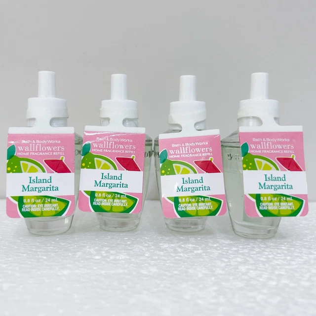 BATH & BODY Works x4 ISLAND MARGARITA Wallflowers Plug In Bulb Refill