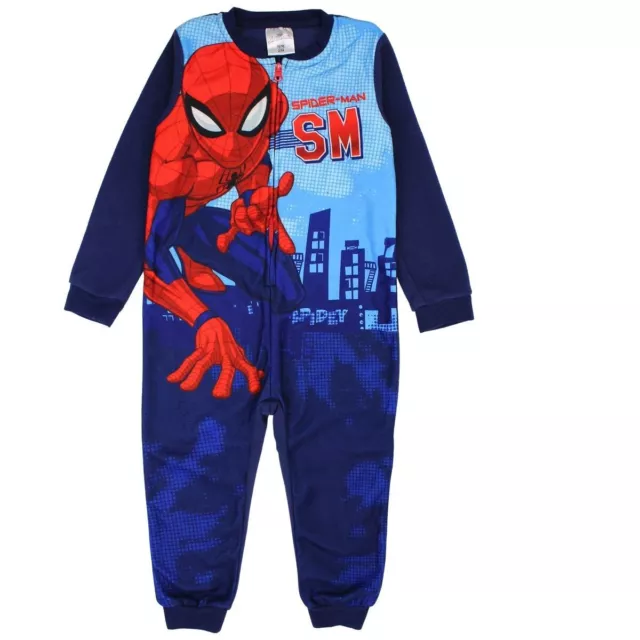 Spiderman Onesie Jumpsuit Overall Schlafanzug Gr. 92 - 128 Hausanzug