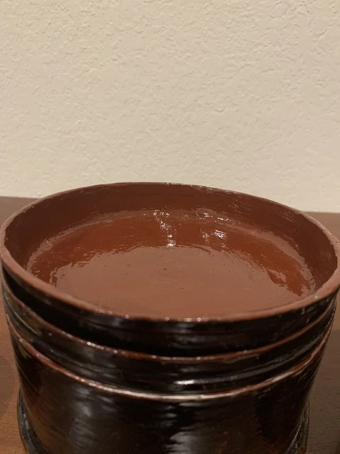 Antique BURMESE Lacquer Round Wood Betel Nut Box Container With Four Compartment 3