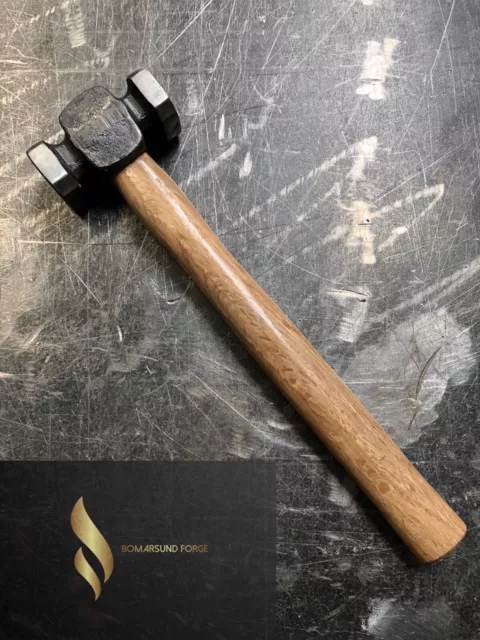 Blacksmith's Hammer 2.5lb Hickory handle Forge Bladesmith Thor Anvil Custom